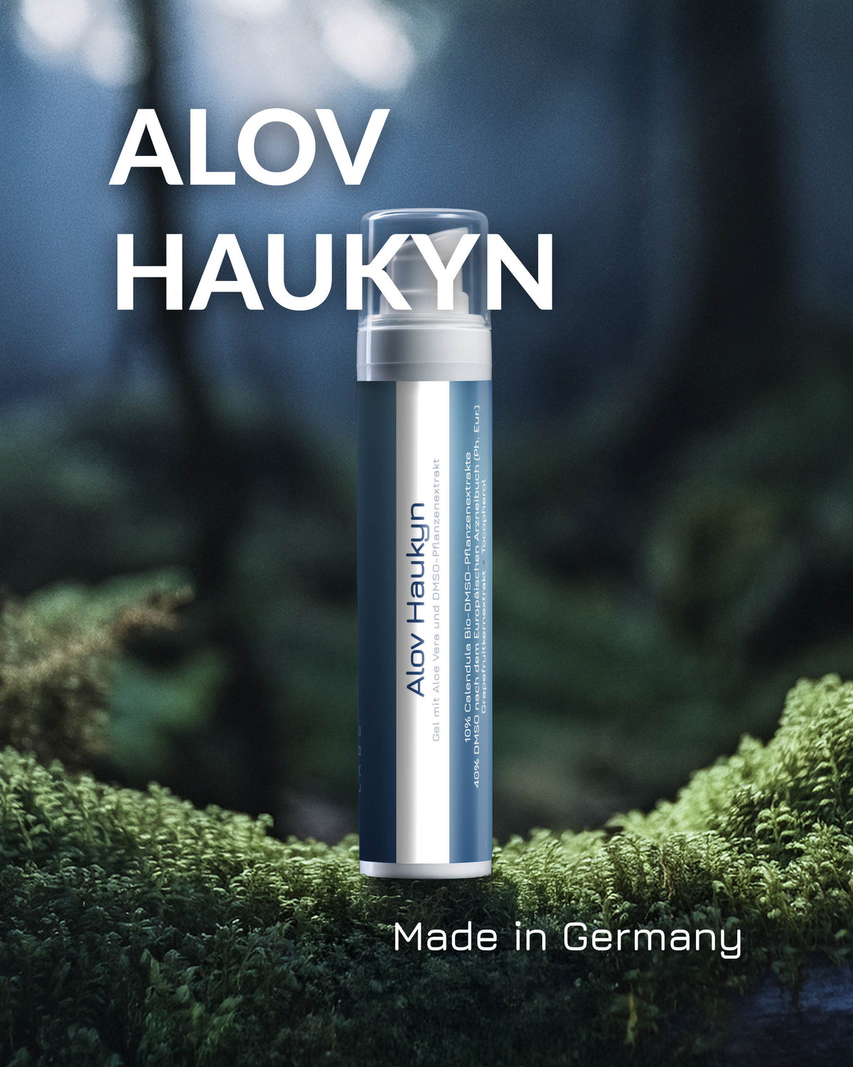 Alov Haukyn - 40% DMSO+10% DMSO Pflanzenextrakte – Technical Grade (50ml)