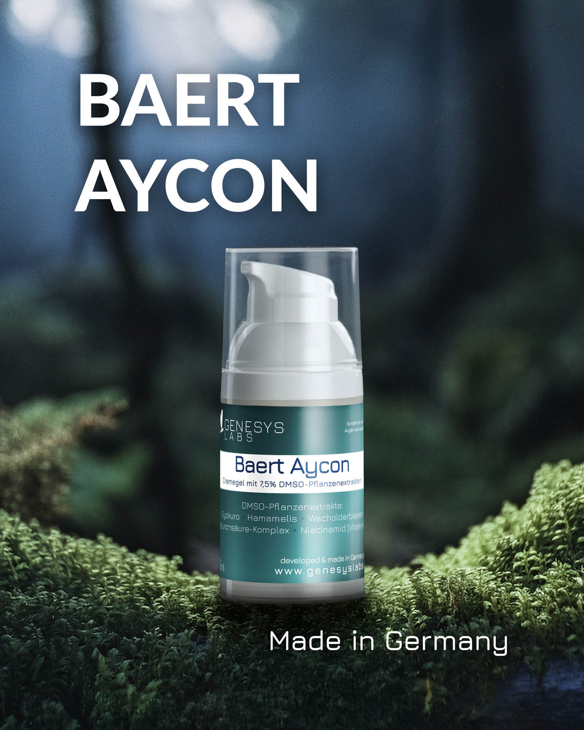Baert Aycon - Cremegel mit 7,5 % DMSO-Pflanzenextrakten