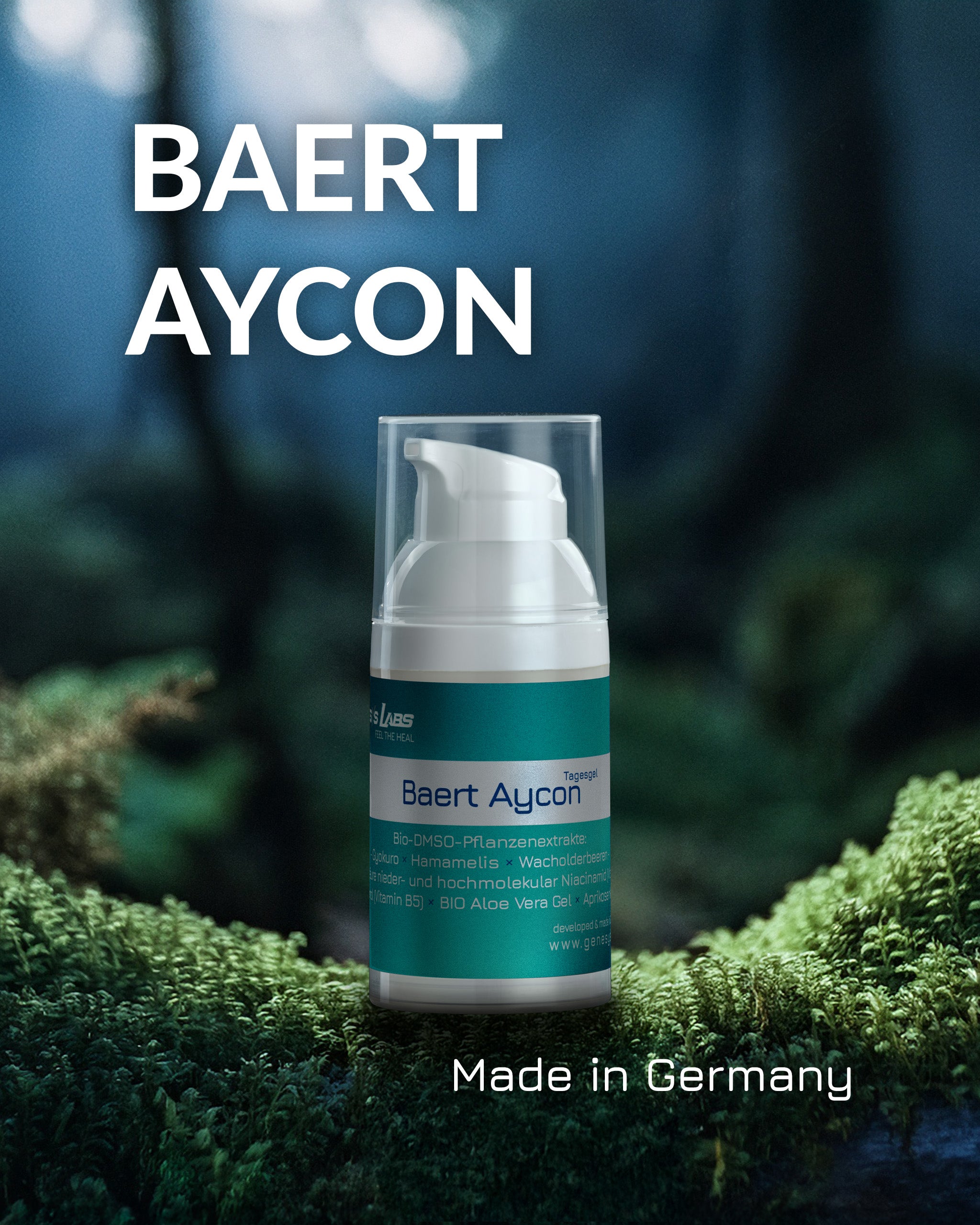 Baert Aycon - Revitalisierendes Tagesgel mit Aloe Vera & DMSO