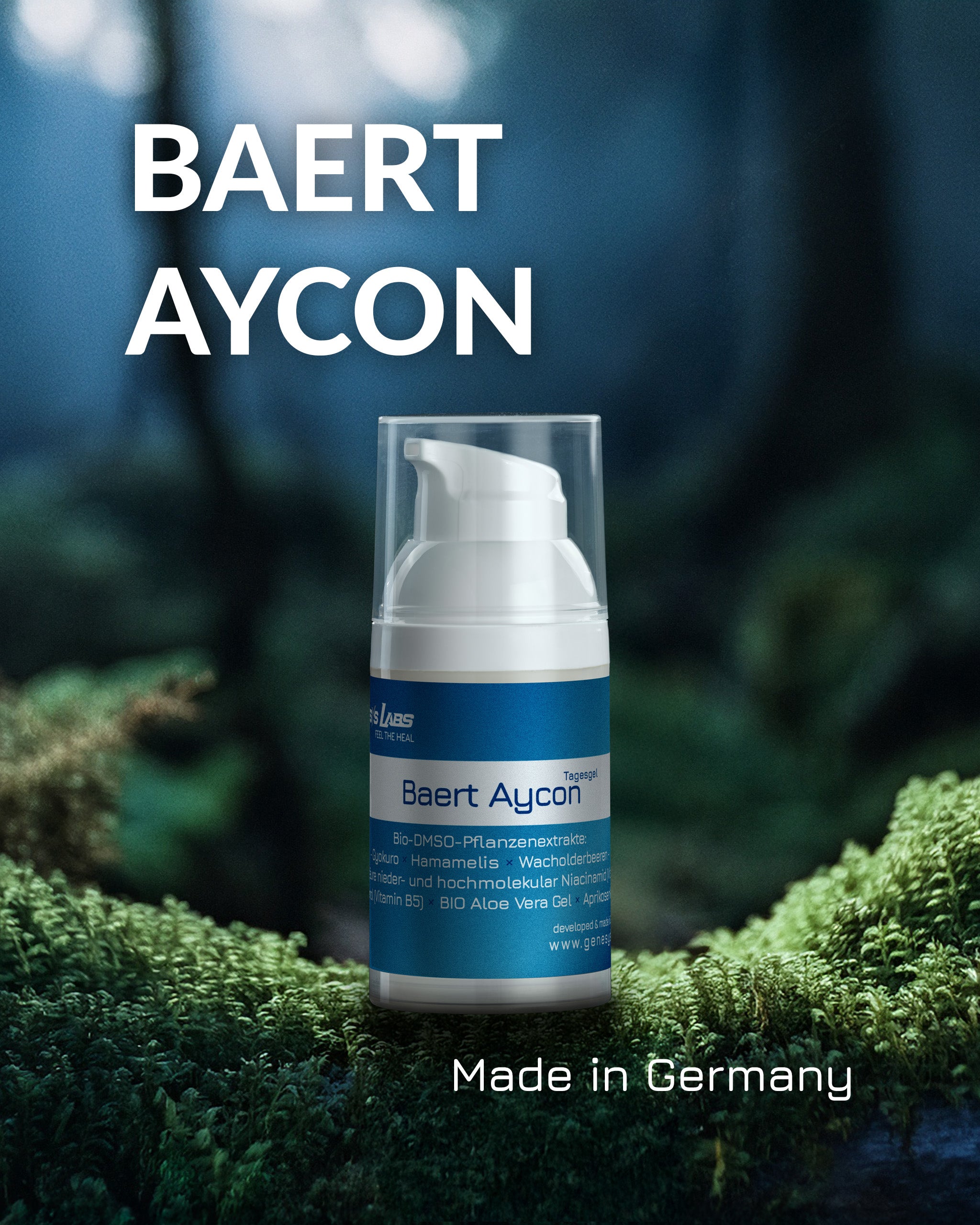 Baert Aycon – Revitalisierendes Tagesgel mit Aloe Vera & DMSO
